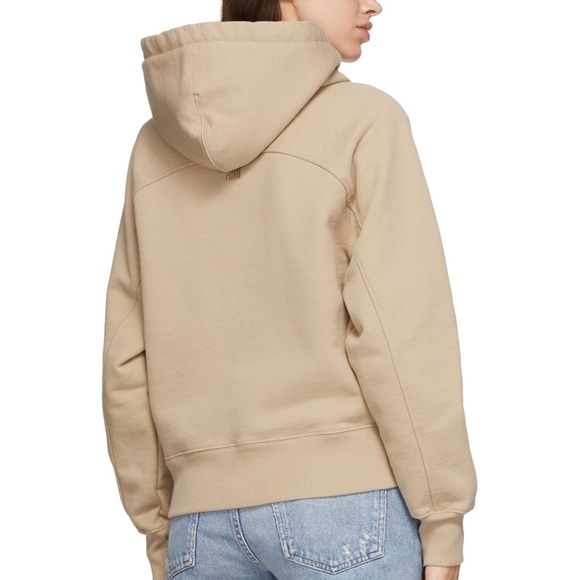 AMI Paris Ami De Coeur Hoodie - Beige - XXS - Picture 3 of 9